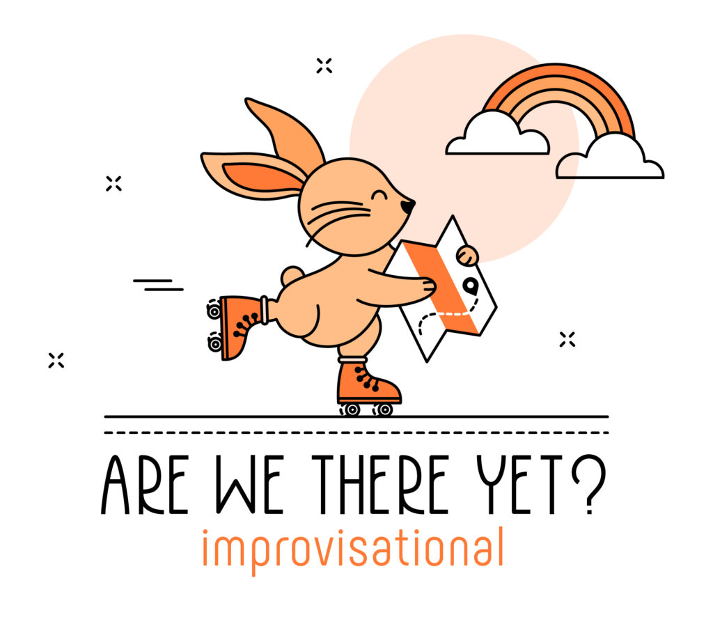 24-25 Improv - Are We There Yet? Logo