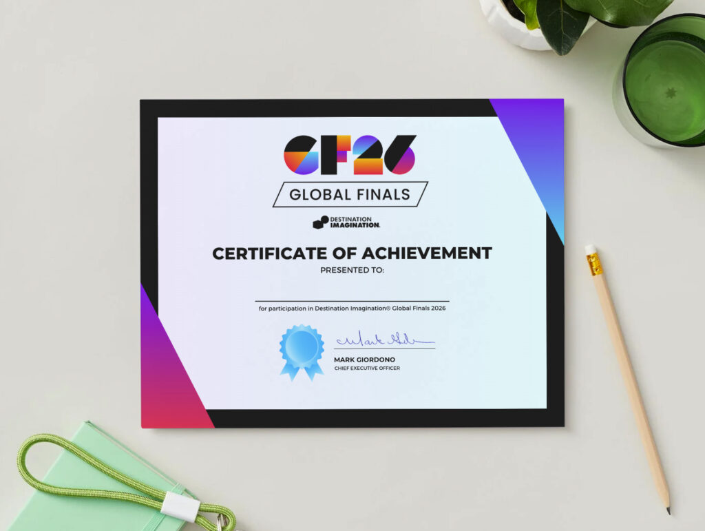 GF26 Image of Certificate
